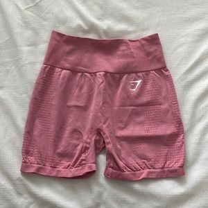 Pink gymshark shorts